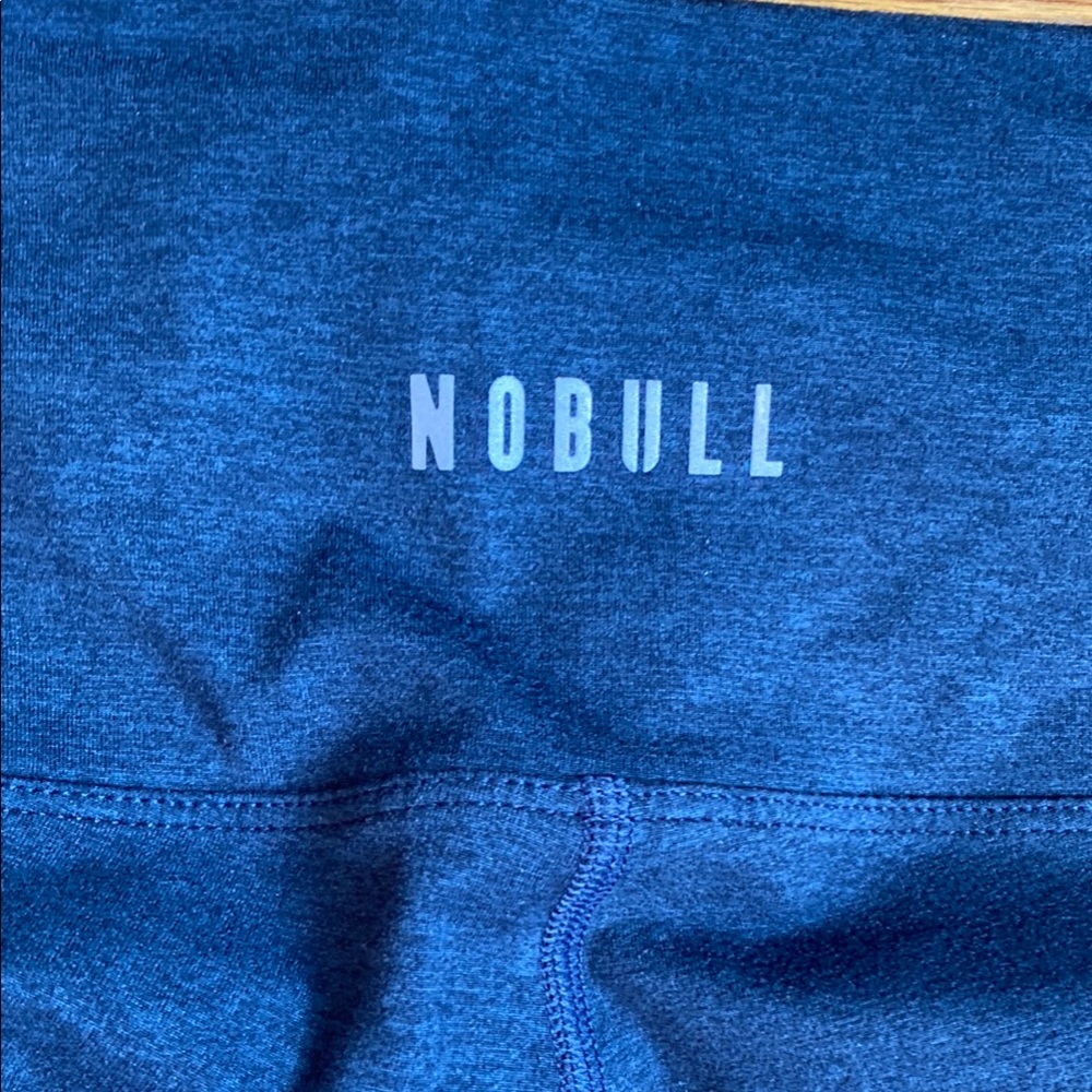 NOBULL High Rise Crop Heathered Midnight Matte XS - Picture 4 of 6